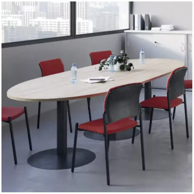 ENSEMBLE│Table ovale│L325xP120│3 pieds│10-12 personnes