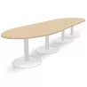 ENSEMBLE│Table ovale│L450xP120│4 pieds│14-16 personnes