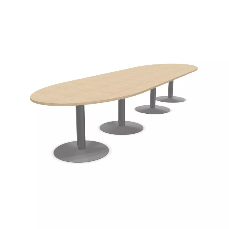 ENSEMBLE│Table ovale│L450xP120│4 pieds│14-16 personnes