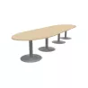 ENSEMBLE│Table ovale│L450xP120│4 pieds│14-16 personnes