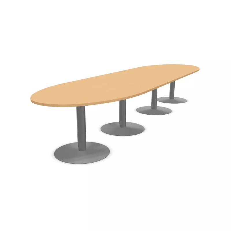 ENSEMBLE│Table ovale│L450xP120│4 pieds│14-16 personnes