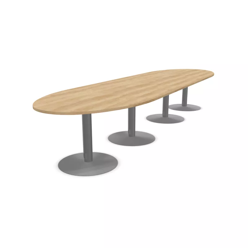 ENSEMBLE│Table ovale│L450xP120│4 pieds│14-16 personnes