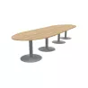 ENSEMBLE│Table ovale│L450xP120│4 pieds│14-16 personnes