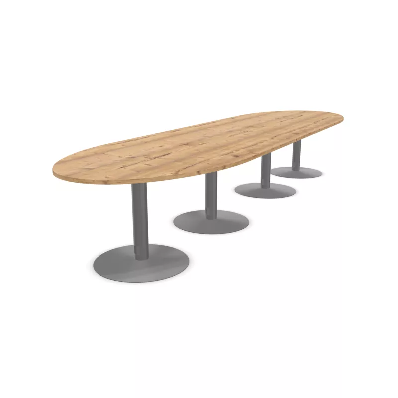 ENSEMBLE│Table ovale│L450xP120│4 pieds│14-16 personnes