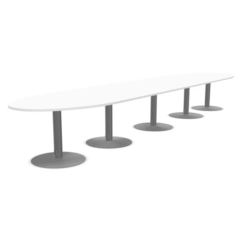 ENSEMBLE│Table ovale│L575xP120│5 pieds│18-22 personnes
