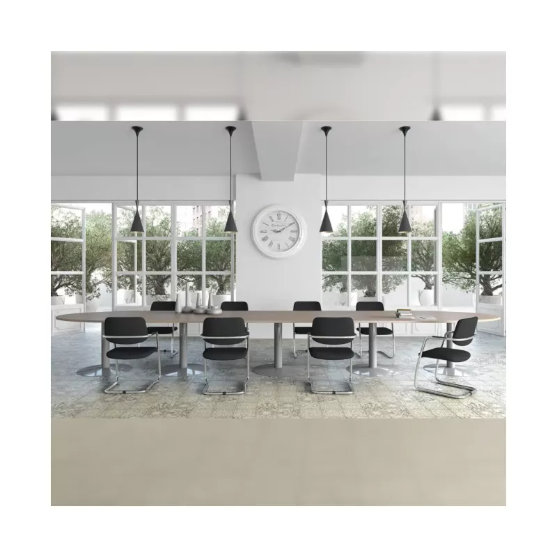 ENSEMBLE│Table ovale│L575xP120│5 pieds│18-22 personnes