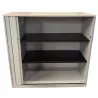 STEELCASE │Armoire rideau L 120 x H 117 cm│Gris Aluminium/Erable