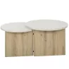 ECLYPSE│Table basse gigogne│60x96xh35/38 cm