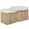 ECLYPSE│Table basse gigogne│60x96xh35/38 cm