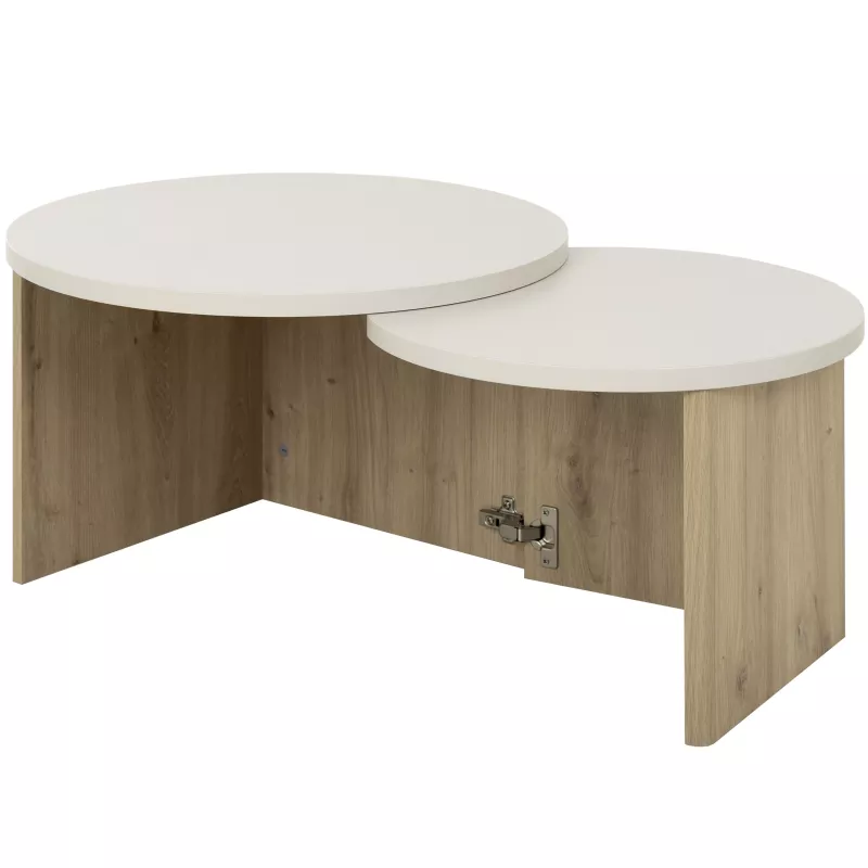ECLYPSE│Table basse gigogne│60x96xh35/38 cm