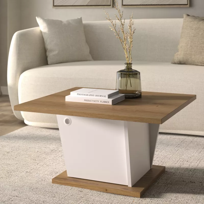 ATOS│Table basse rangement bar│69x69xh38 cm