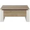 DENVER│Table basse relevante "Up&Down"│52x90xh40/52 cm│Chêne blond