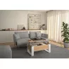 DENVER│Table basse relevante "Up&Down"│52x90xh40/52 cm│Chêne blond