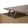 DENVER│Table basse relevante "Up&Down"│52x90xh40/52 cm│Chêne rockwood