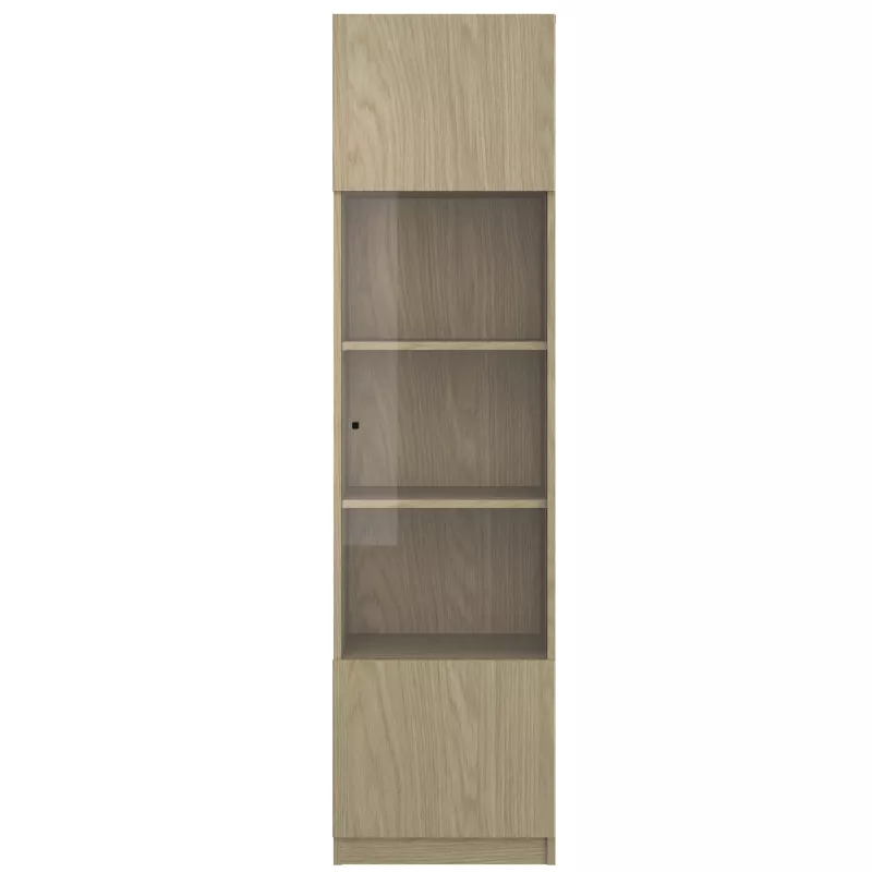 IRIS│Vitrine 1 porte verre│38x45xh172 cm