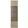 IRIS│Vitrine 1 porte verre│38x45xh172 cm