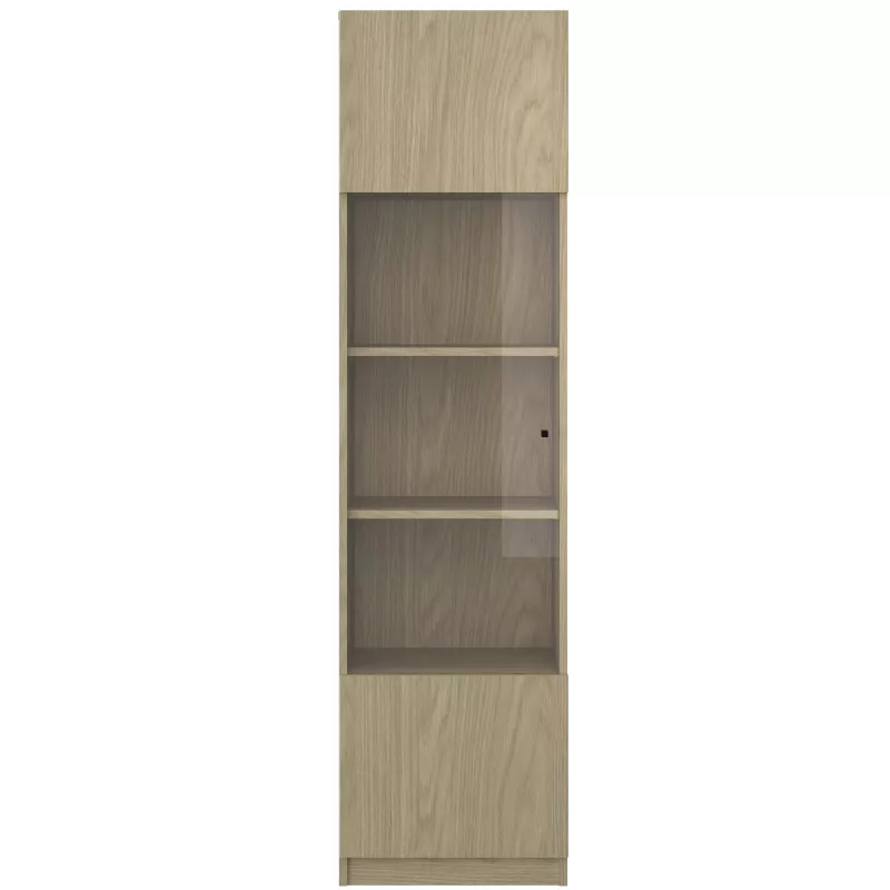 IRIS│Vitrine 1 porte verre│38x45xh172 cm