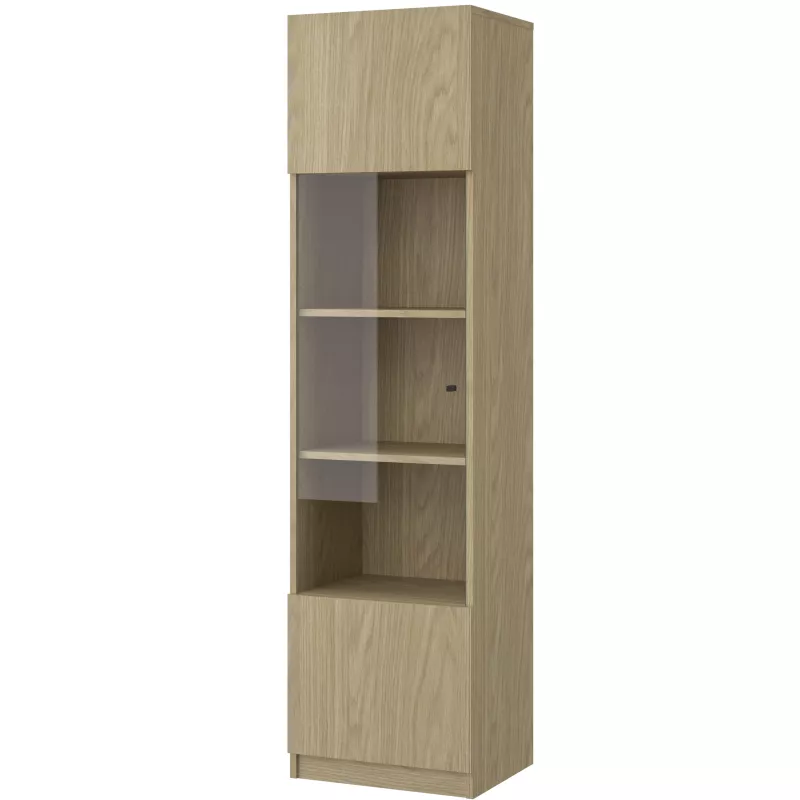 IRIS│Vitrine 1 porte verre│38x45xh172 cm