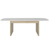 GALEO│Table angles arrondis 1 allonge│100x200/248xh78 cm│6-10 personnes