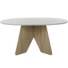 GALEO│Table ronde 1 allonge│120/160xh74 cm│4-6 personnes