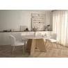 GALEO│Table ronde 1 allonge│120/160xh74 cm│4-6 personnes