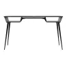 RAFALE │Bureau 130x70 cm│Piétement acier laqué noir mat│Coloris à choix