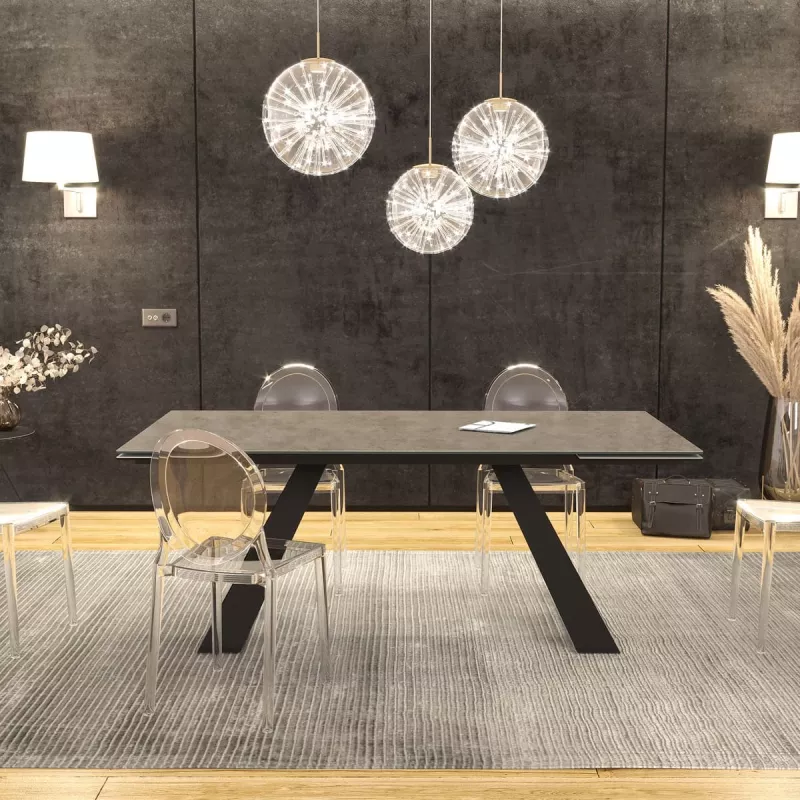 ASCENSION │Table extensible L 190-270 cm│Plateau céramique│Coloris à choix