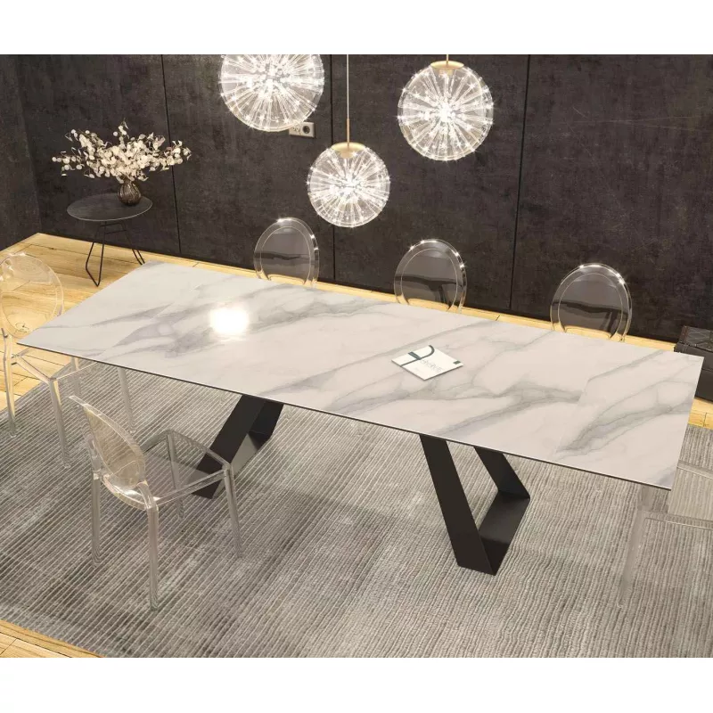 ASCENSION │Table extensible L 190-270 cm│Plateau céramique│Coloris à choix