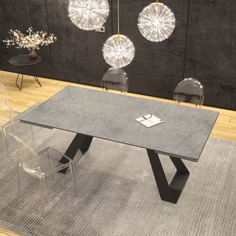 ASCENSION │Table extensible L 190-270 cm│Plateau céramique│Coloris à choix
