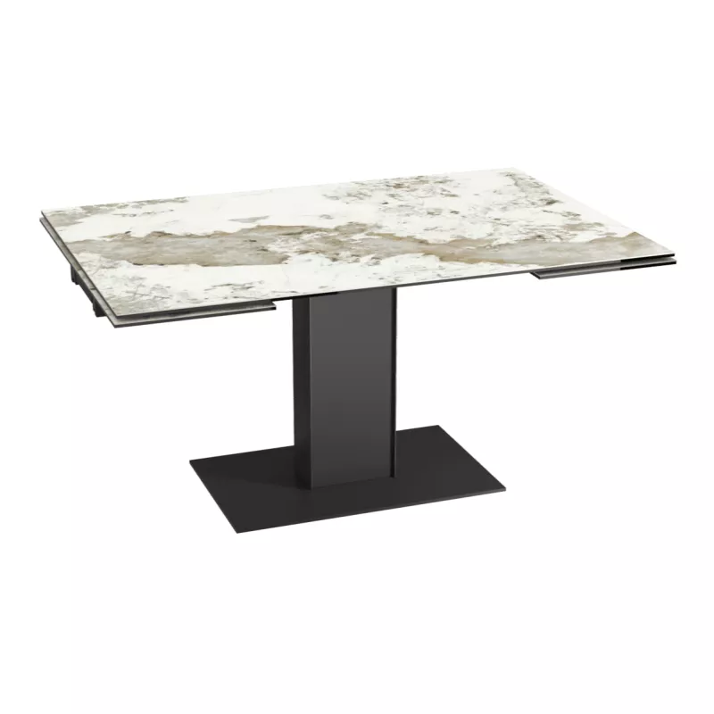 CONNEXION│Table extensible L 150-230 cm│Plateau céramique│Coloris à choix