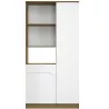 EDEN│Buffet haut 2 portes 1 tiroir│41x100xh200 cm│Blanc