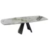 GOTHAM│Table extensible L 190-270 cm│Plateau céramique│Coloris à choix