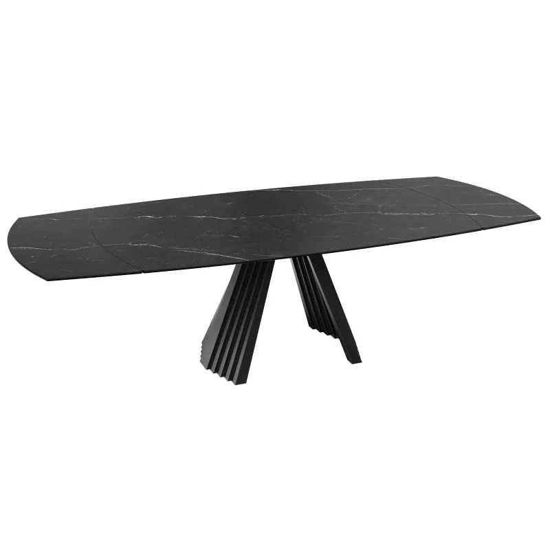 GOTHAM│Table extensible L 190-270 cm│Plateau céramique│Coloris à choix