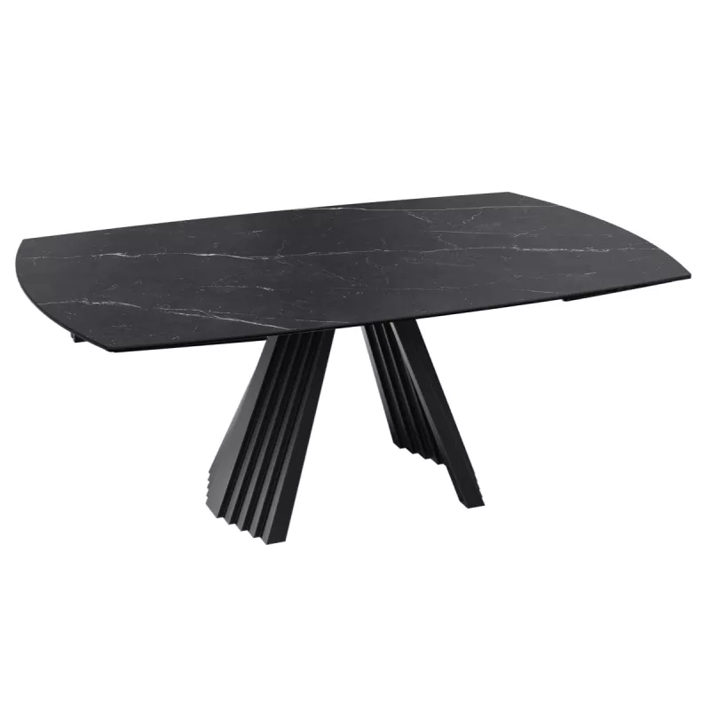 GOTHAM│Table extensible L 190-270 cm│Plateau céramique│Coloris à choix