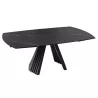 GOTHAM│Table extensible L 190-270 cm│Plateau céramique│Coloris à choix
