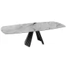 GOTHAM│Table extensible L 190-270 cm│Plateau céramique│Coloris à choix