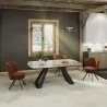 MICHIGAN│Table extensible L 190-270 cm│Plateau céramique│Coloris à choix