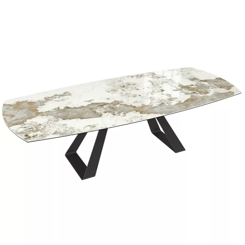 MICHIGAN│Table extensible L 190-270 cm│Plateau céramique│Coloris à choix