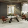 MICHIGAN│Table extensible L 190-270 cm│Plateau céramique│Coloris à choix