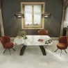 MICHIGAN│Table extensible L 190-270 cm│Plateau céramique│Coloris à choix