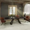 MICHIGAN│Table extensible L 190-270 cm│Plateau céramique│Coloris à choix