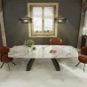 MICHIGAN│Table extensible L 190-270 cm│Plateau céramique│Coloris à choix