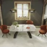 MICHIGAN│Table extensible L 190-270 cm│Plateau céramique│Coloris à choix