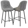 SAN FRANCISCO │Tabouret H115 cm - Assise pivotante 180° avec rappel│Tissus à choix
