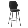 VARSOVIE │Tabouret H97 cm - Assise pivotante à 180° avec rappel│Tissus à choix