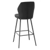 VARSOVIE │Tabouret H97 cm - Assise pivotante à 180° avec rappel│Tissus à choix