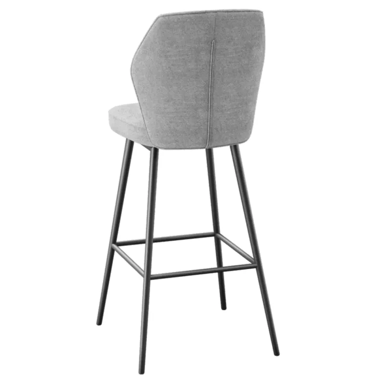 VARSOVIE │Tabouret H97 cm - Assise pivotante à 180° avec rappel│Tissus à choix