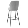 VARSOVIE │Tabouret H97 cm - Assise pivotante à 180° avec rappel│Tissus à choix