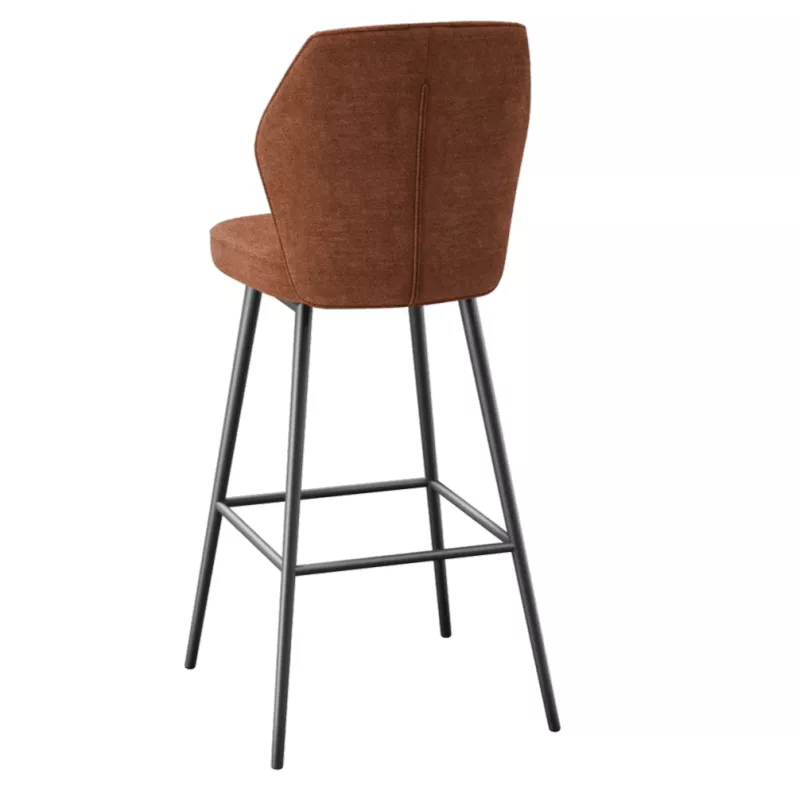 VARSOVIE │Tabouret H97 cm - Assise pivotante à 180° avec rappel│Tissus à choix