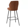 VARSOVIE │Tabouret H97 cm - Assise pivotante à 180° avec rappel│Tissus à choix